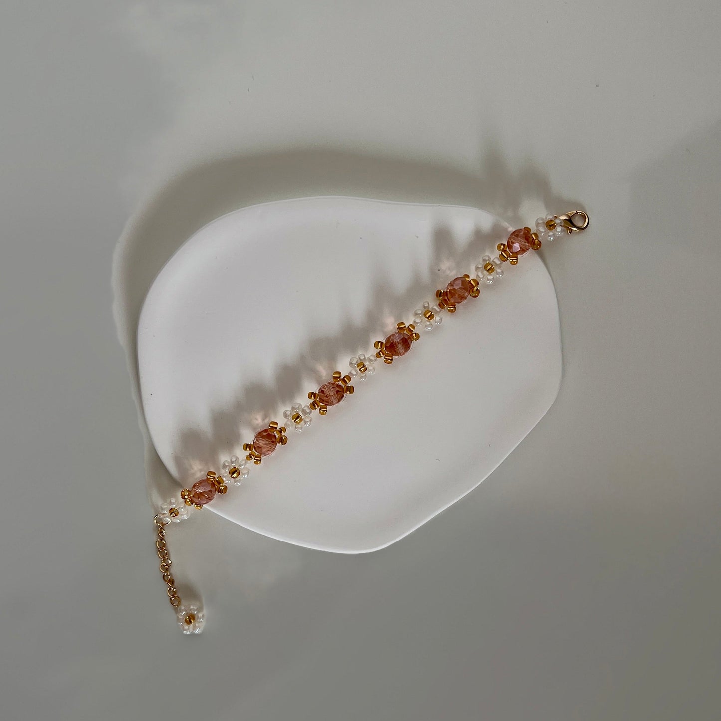 Rosa Pearl Armband