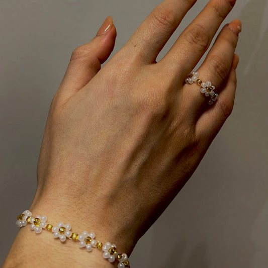Flower Pearl Armband 2.0