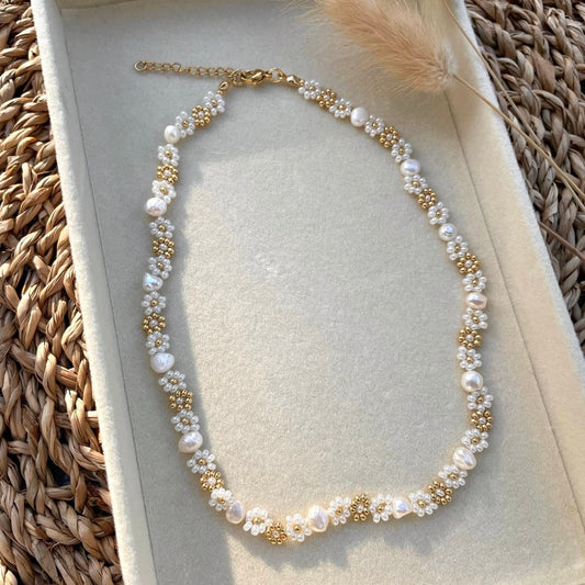 Golden Daisy Halskette