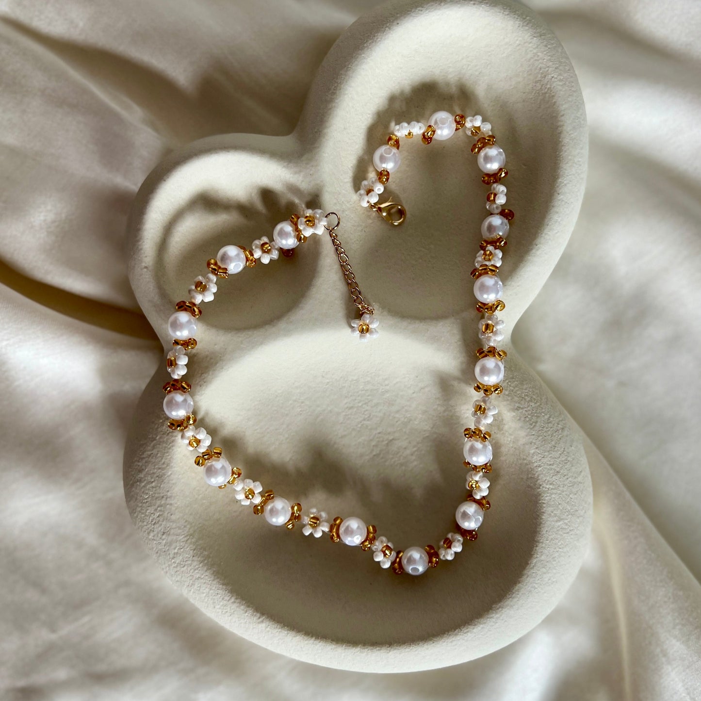 Flower Pearl Halskette 2.0