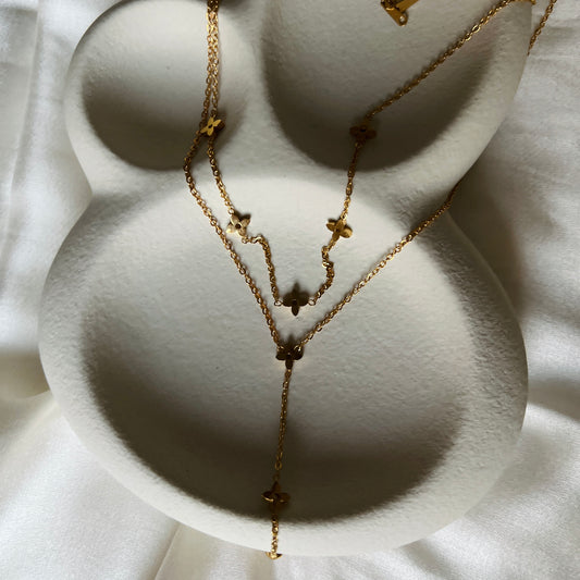 Golden Bloom Halskette