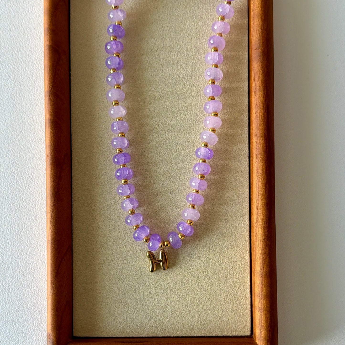 Lavendel Halskette