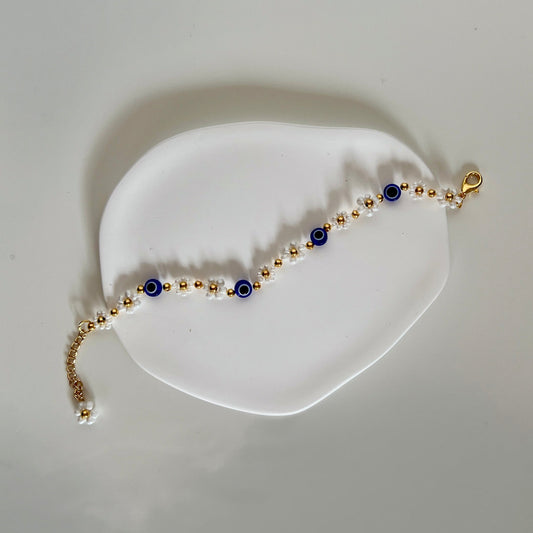 Nazar Pearl Armband