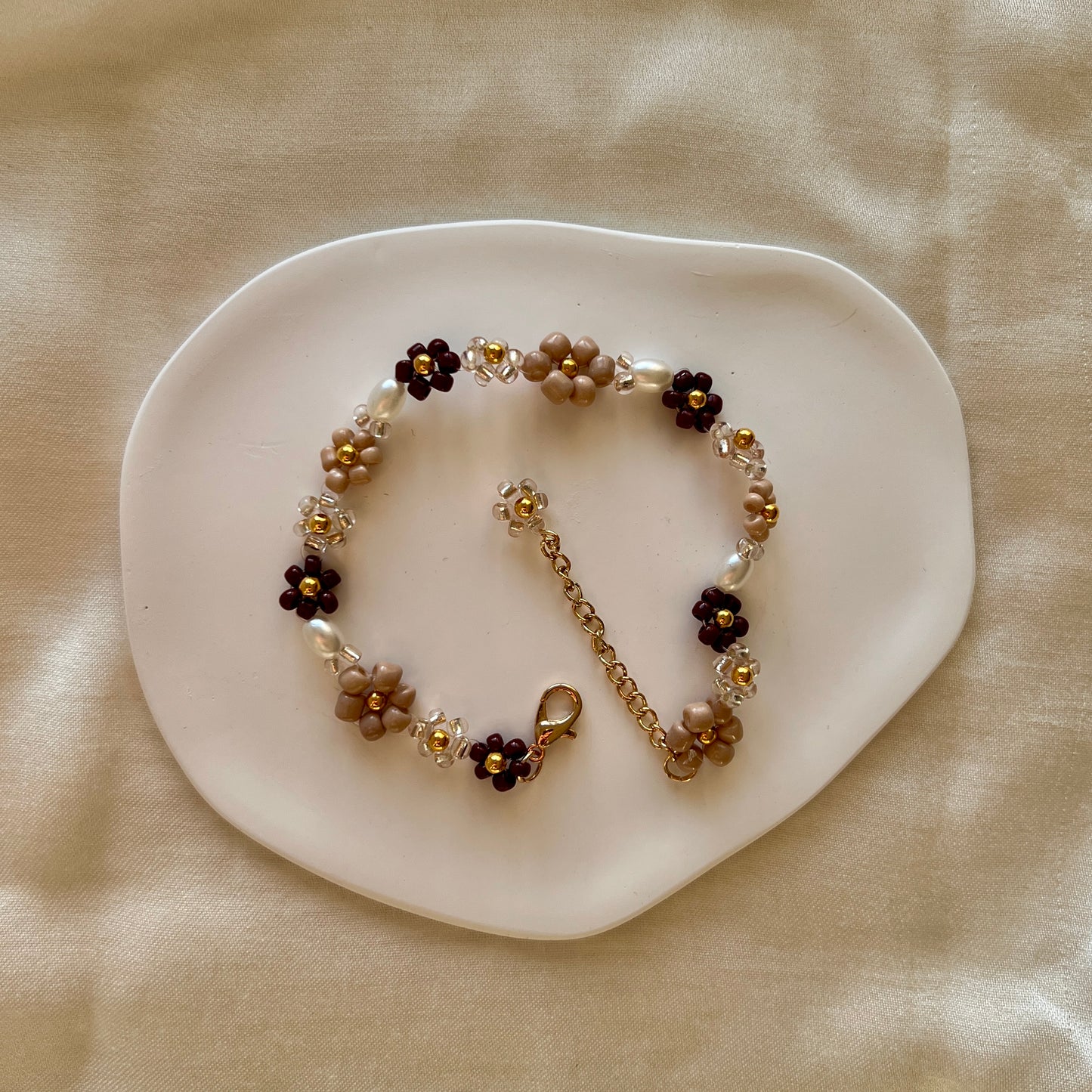 Toffee Perlenarmband